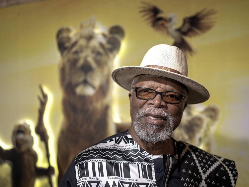 John Kani is pictured at South Africa's premiere of Disney's <em>Mufasa, the Lion King</em> in Johannesburg, in December 2024.