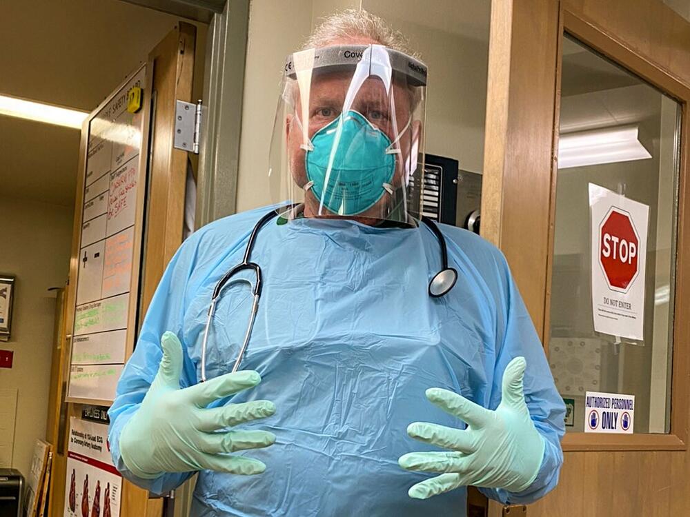 Dr. Kurt Papenfus in 2020. He is the CEO of Keefe Memorial Hospital in Cheyenne Wells, Colo.