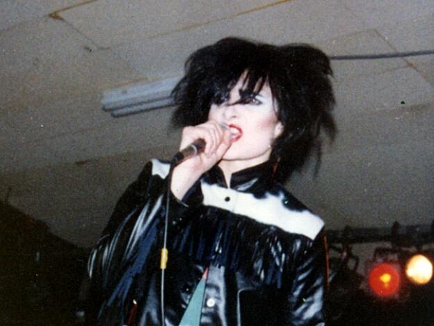 Siouxsie Sioux performing at My Father's Place in New York City in 1980.