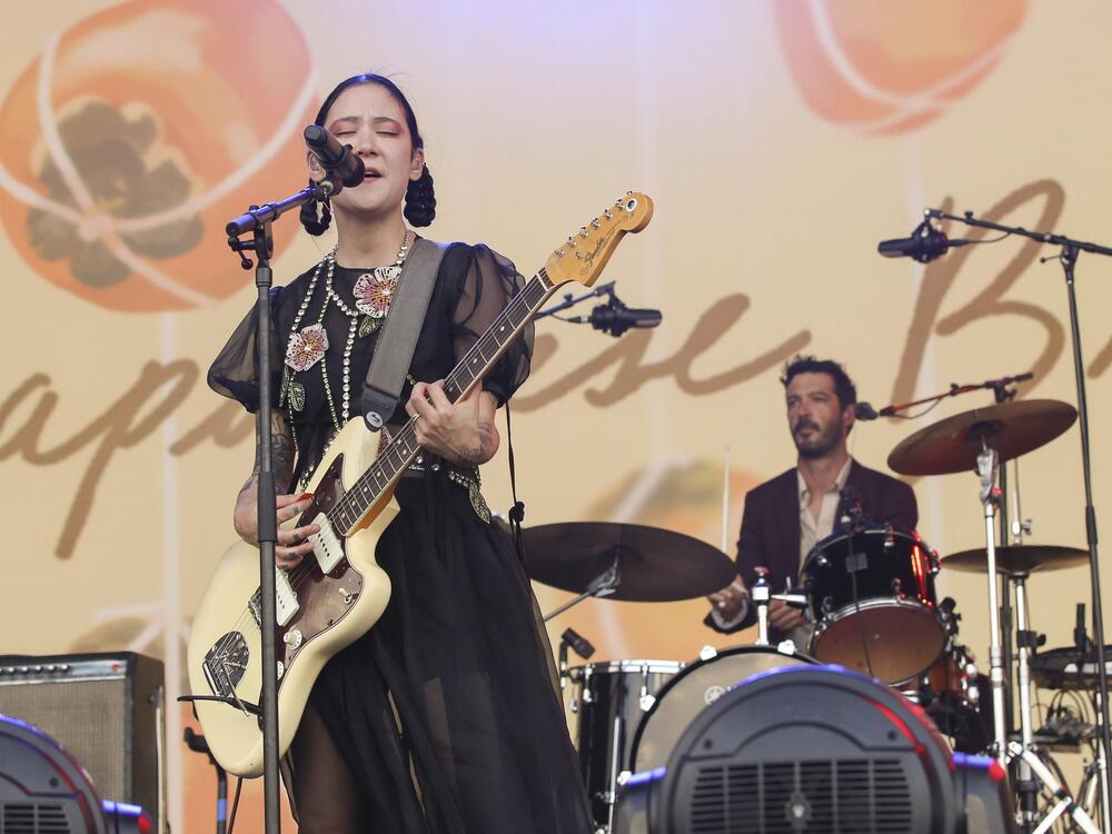 Michelle Zauner performs on day three of the Austin City Limits Music Festival's first weekend at Zilker Park on Sunday, Oct. 9, 2022, in Austin, Texas.