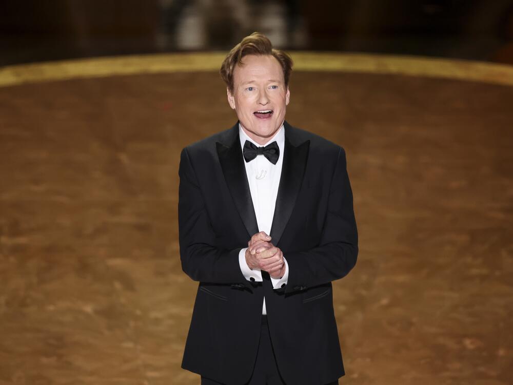 Conan O'Brien at the 97th Oscars held at the Dolby Theatre on March 2, 2025 in Hollywood, California.