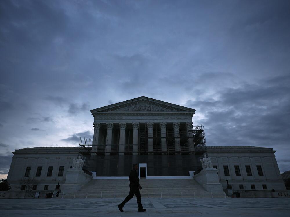 The U.S. Supreme Court is shown March 17, 2025 in Washington, DC. A federal judge is asking the government for proof that it complied to his order in its deportation of more than 200 alleged Tren de Aragua gang members to El Salvador under the Alien Enemies Act of 1789.