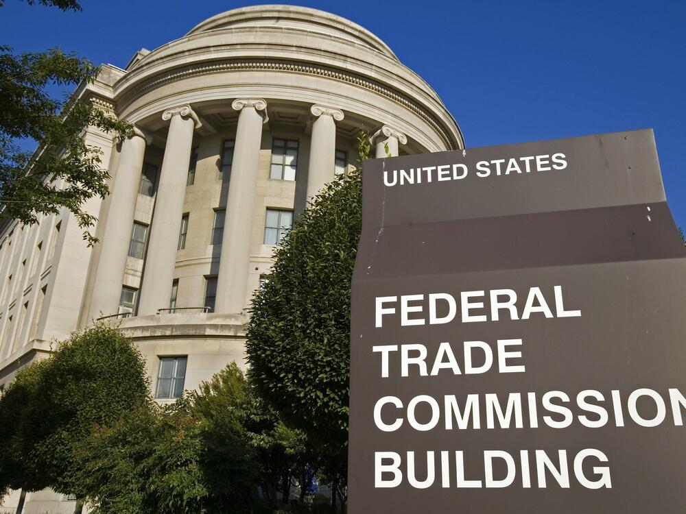 The US Federal Trade Commission  building in Washington, D.C.