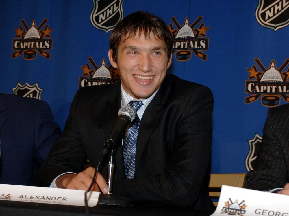 Ovechkin went No. 1 in the 2004 draft, signing with the Washington Capitals. He didn't begin his NHL career until 2005, because a labor dispute wiped out the 2004-'05 season.