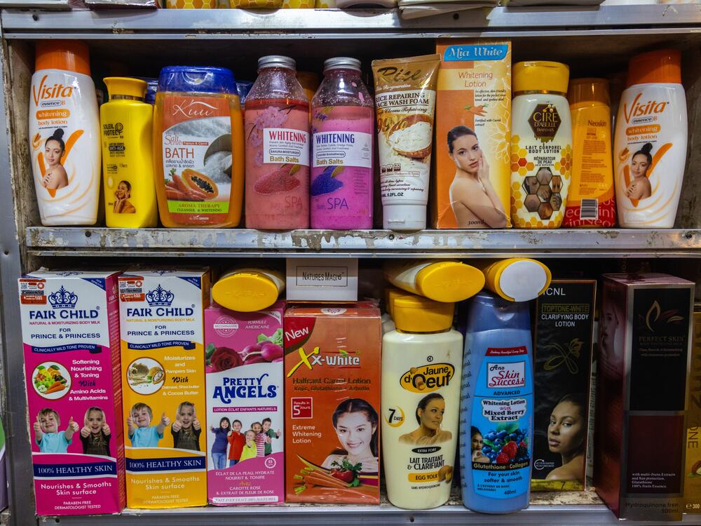 Bleaching products marketed for children are available.