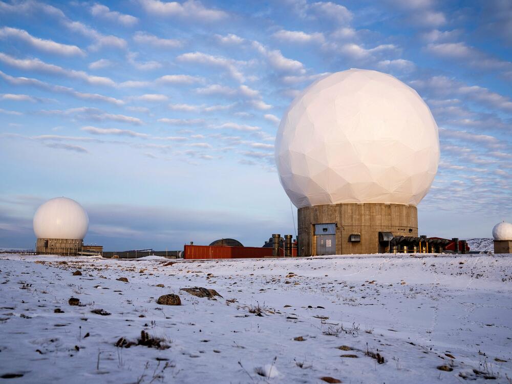 Pituffik Space Base, formerly known as Thule Air Base, is pictured in northern Greenland on Oct. 4, 2023.
