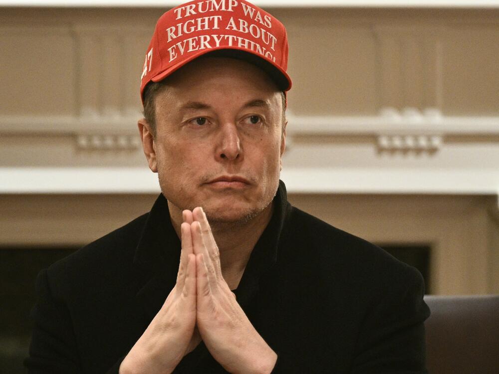 Elon Musk at a meeting in the Cabinet Room of the White House on March 24, 2025, in Washington, D.C.