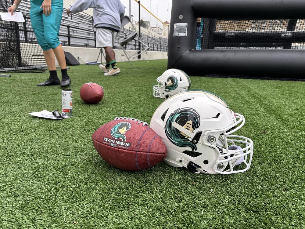 The Jersey Shore Wave is one of three expansion teams this year in the Women's National Football Conference. The other two are the Atlanta Truth and the Chicago Winds.