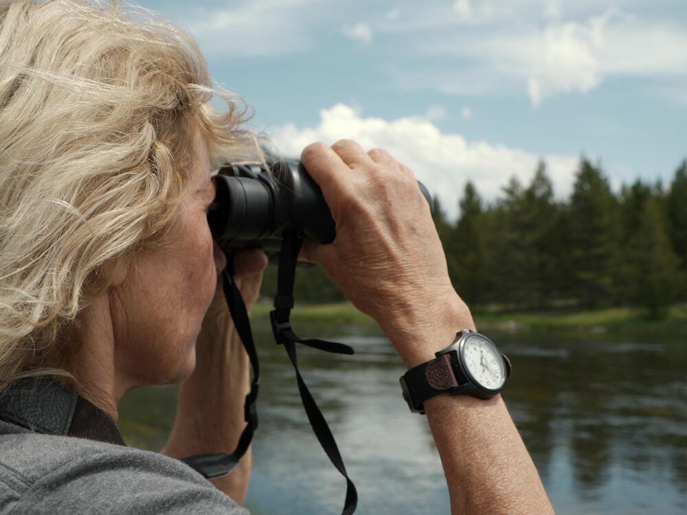 Cynthia Meachum, above, is a searcher who became close with Forrest Fenn, the man who hid the treasure. <em>Gold & Greed: The Hunt for Fenn's Treasure </em>is a new Netflix docuseries that<em> </em>chronicles the search.