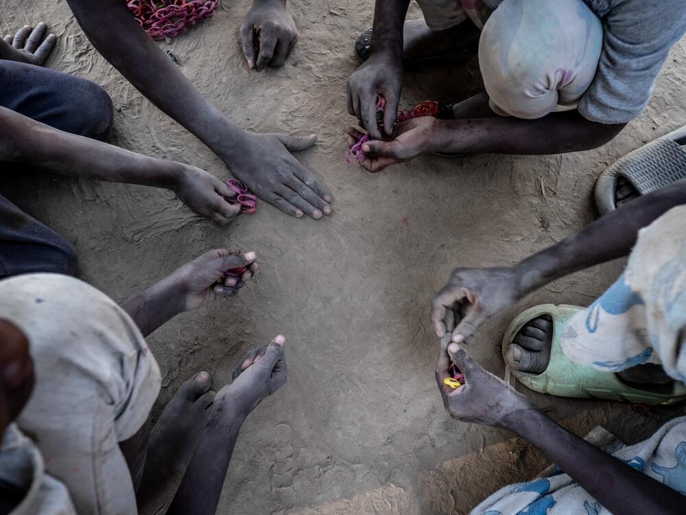 Children play in Magandanyama, a neighborhood in Kabwe, Zambia, where a century of lead mining and smelting has made the town's dust toxic. Children are worst affected by lead poisoning, partly because their brains are still developing, and partly because they tend to ingest far more dust than adults.