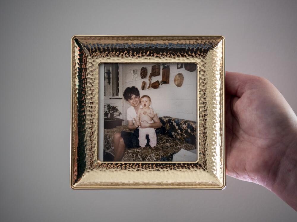 Amanda Cruz as a baby, with her mother, Lisa Thurman. As her mother's illness progressed, Cruz felt increasingly entwined with her.