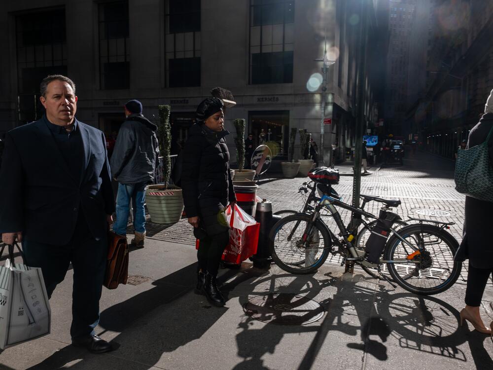 Americans are worried about the economy as President Trump unveils a new round of tariffs. Some people are dialing back on spending as a result.