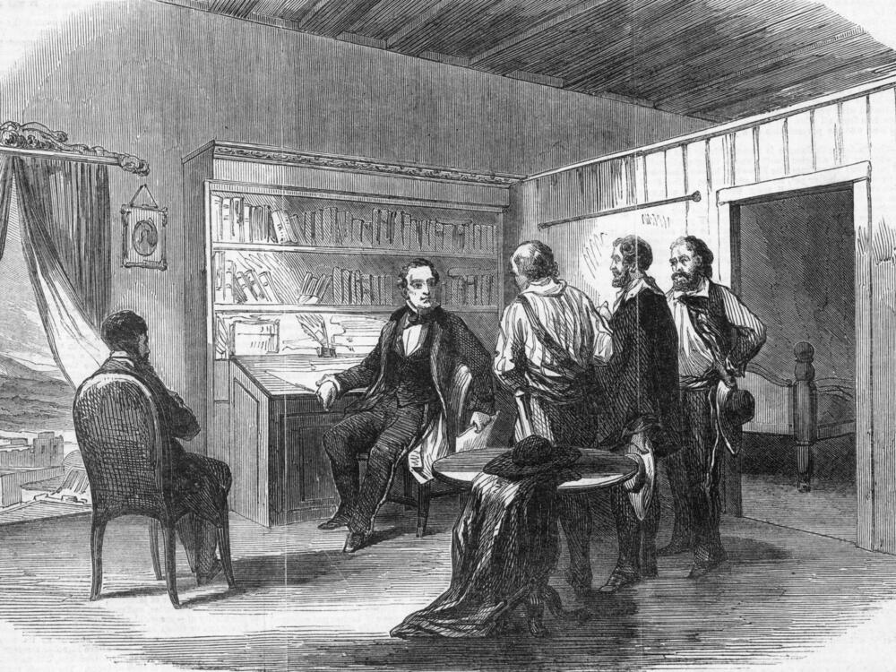 An 1857 engraving of William Walker, an American who was elected president of Nicaragua and referred to at the time as a 