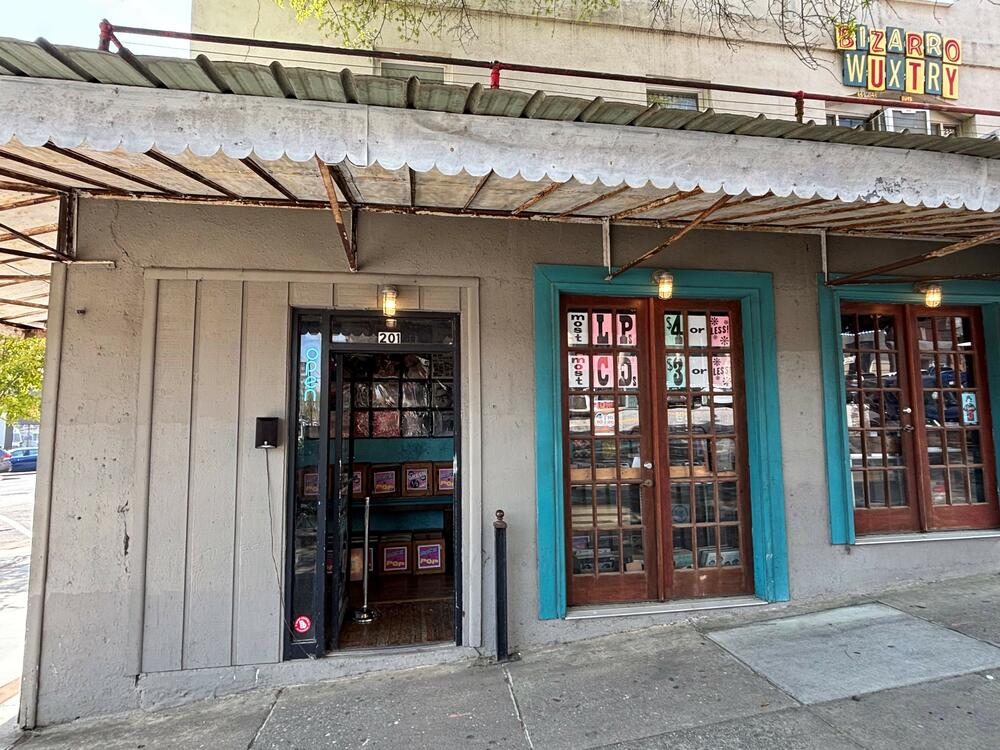 Wuxtry Discount Records is just around the corner from the main store. This is the actual space where REM's Peter Buck and Michael Stipe first met.