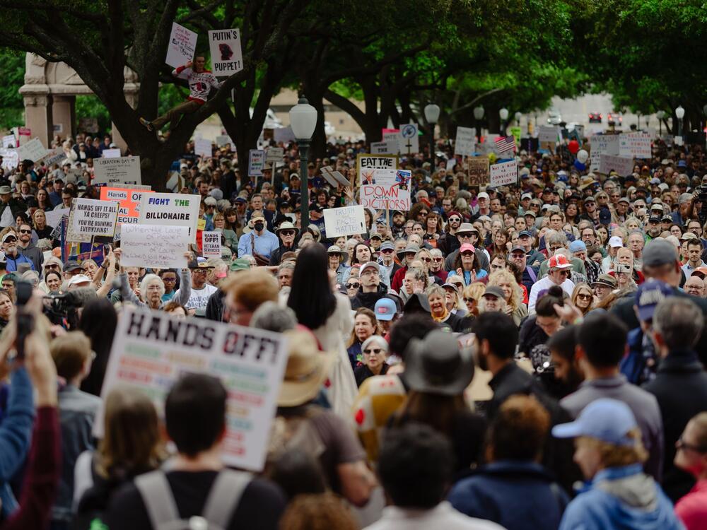 Thousands gather at the Texas Capitol for the 