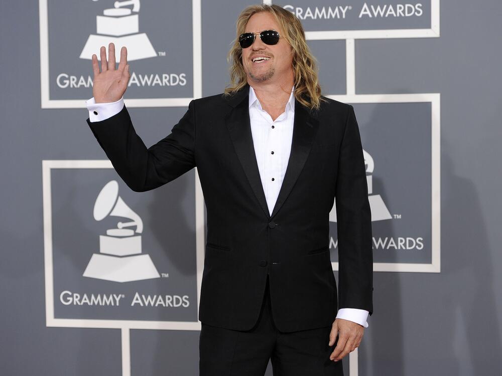 Val Kilmer poses in New York on April 24, 2012.