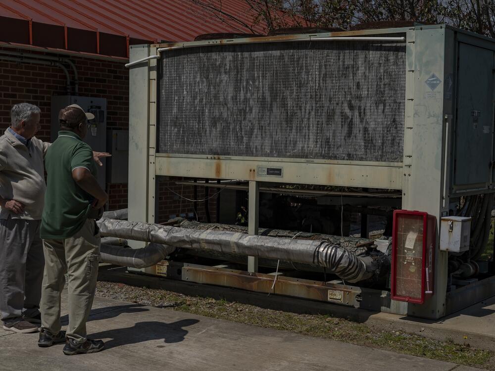 The chiller at Trinity Woods in Emporia, Va., was the backbone of the senior living center's air conditioning system until it died. One of the building's two 1993 boilers also stopped working, and the spark plug it needs is no longer made.