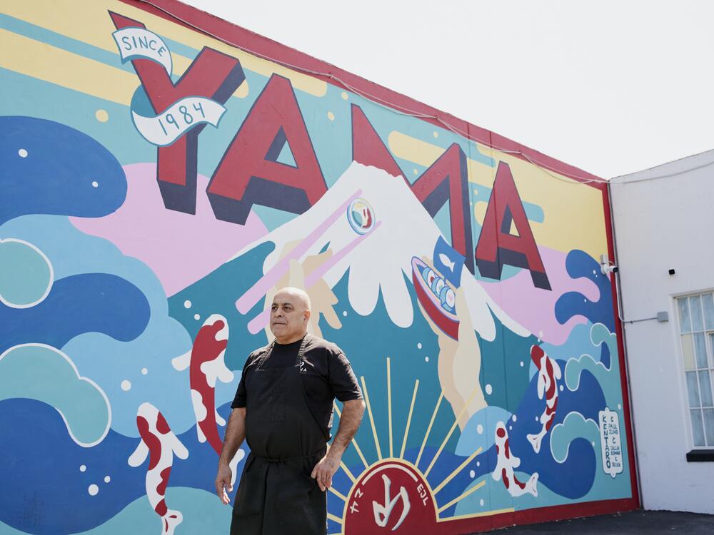 Enrique Moreno is the general manager at Yama Sushi Marketplace in Los Angeles.