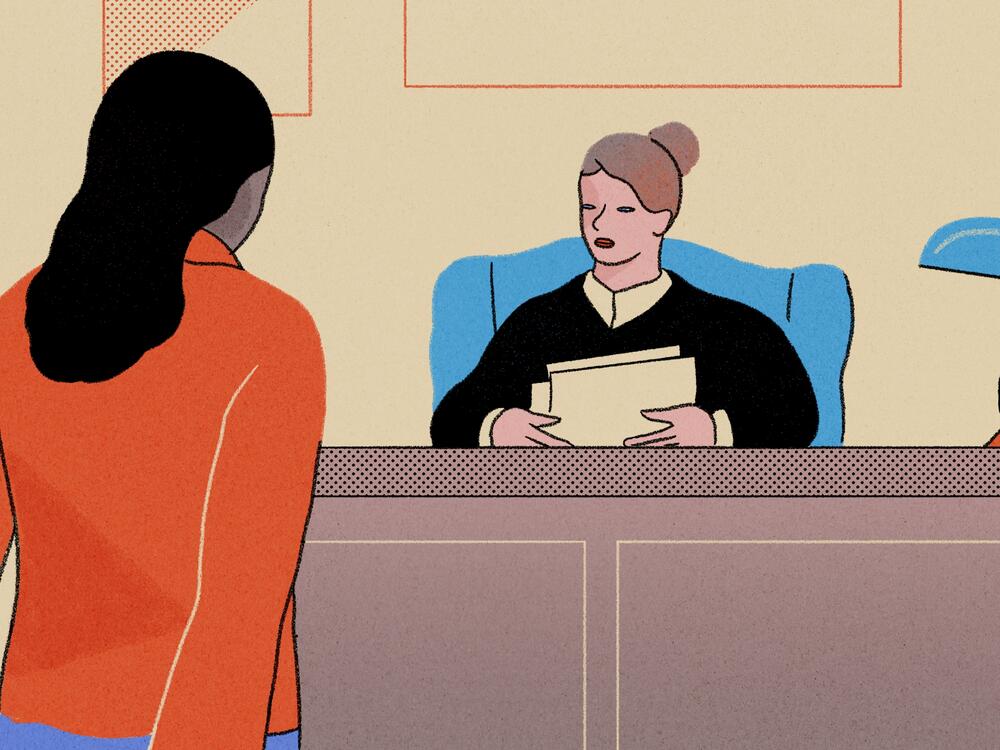 A person is required to appear in court for a judge to decide whether they are removable.