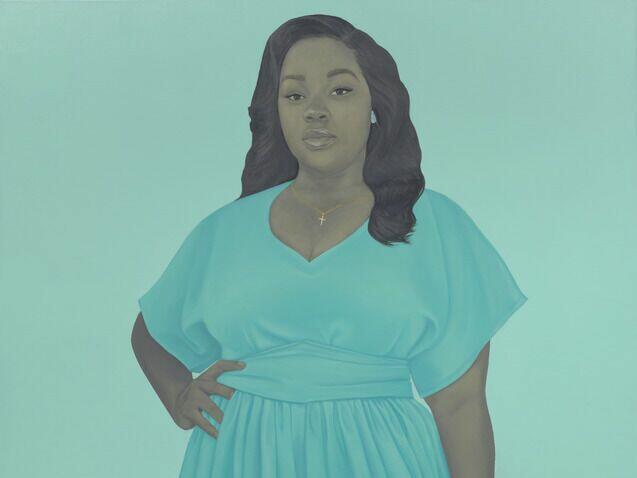 Amy Sherald, <em>Breonna Taylor</em>, 2020, oil on linen<br>