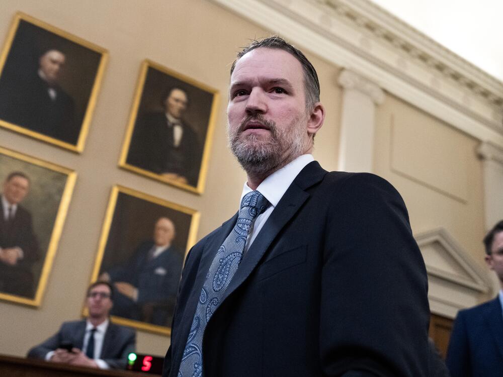 U.S. Trade Representative Jamieson Greer arrives to testify during the Ways and Means Committee hearing on the 