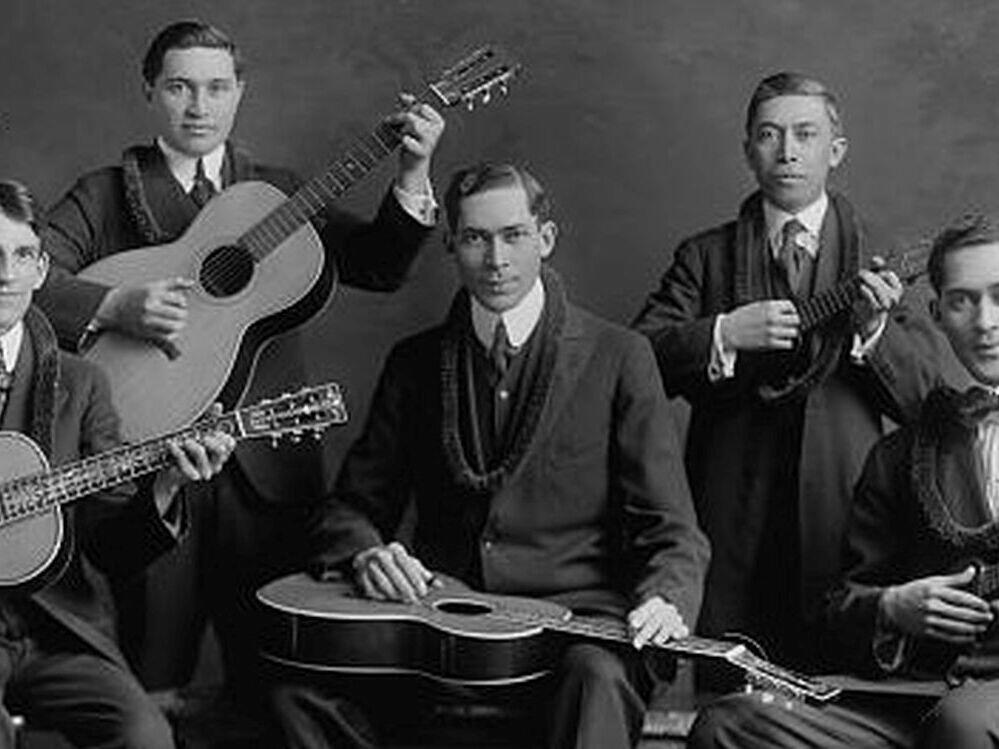 An undated archival picture of The Hawaiian Quintette