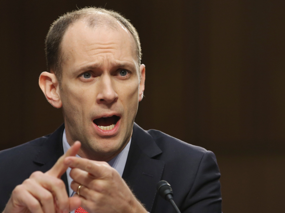 Austan Goolsbee, Former chairman of the Council of Economic Advisers under President Barack Obama, testifies before the Congressional Joint Economic Committee on Capitol Hill February 28, 2013 in Washington, DC.