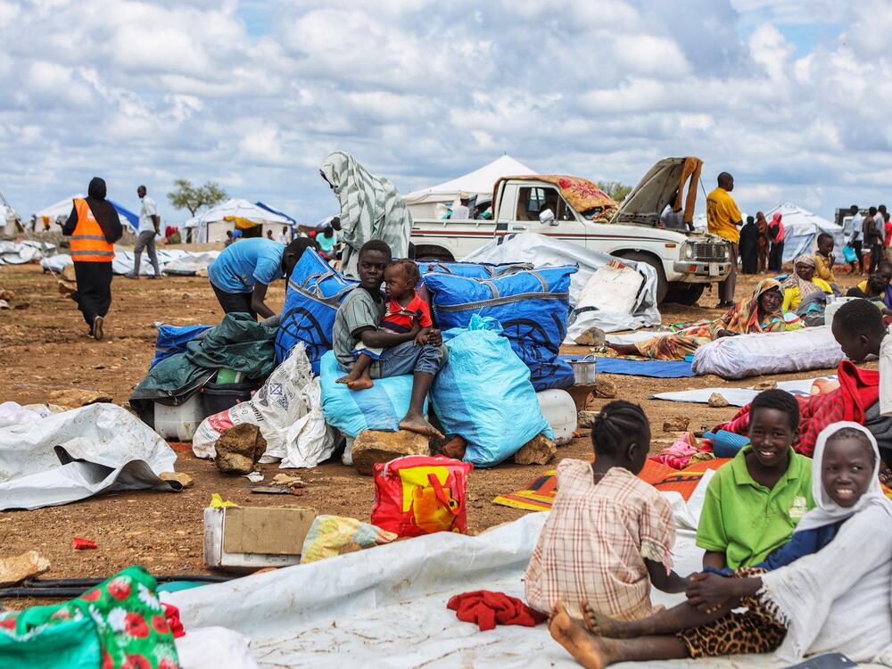 Gedaref State Al-Hawri IDP Camp on July 27, 2024.