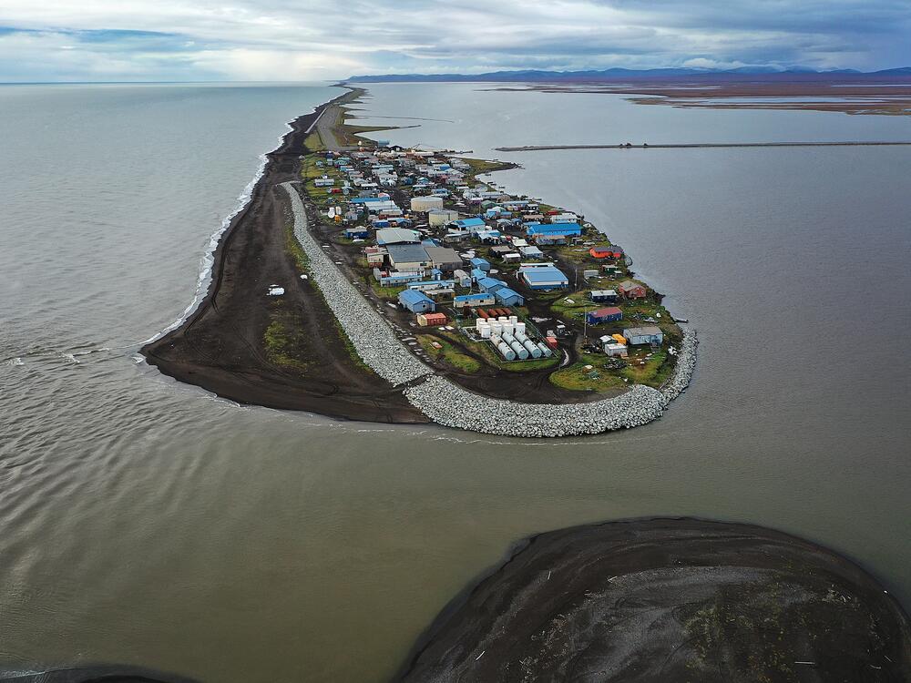 Kivalina is one of the many villages home to Alaska Natives confronting coastal erosion and storm surges as the Arctic warms from climate change. The Biden administration awarded nearly $1.6 billion in Community Change Grants to help communities address the growing threats of climate change, from thawing permafrost to riverbank erosion to wildfire prevention.<br>