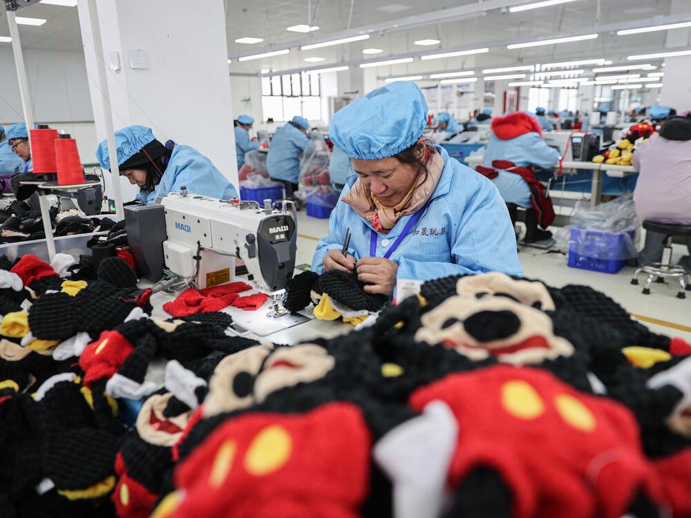 China's economic growth in the first three months was driven in part by strong industrial activity and exports.