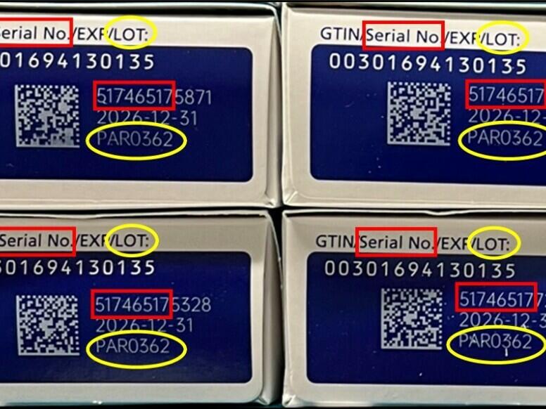 The Food and Drug Administration is warning not to distribute, use or sell Ozempic products labeled with lot number PAR0362 and serial number starting with the first eight digits 51746517.