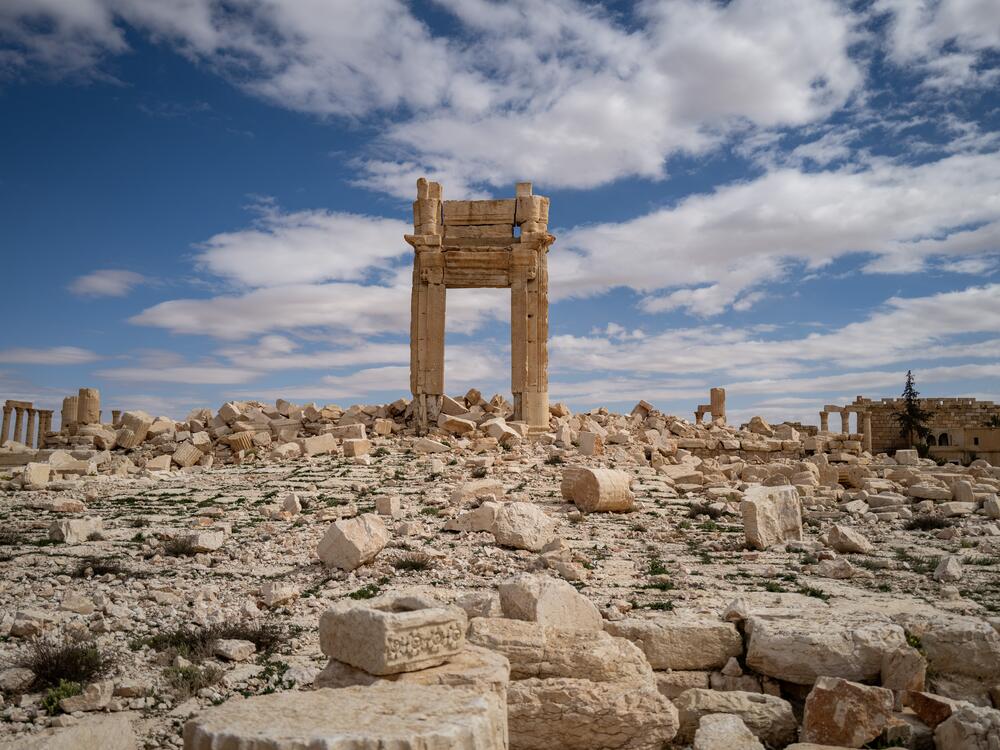 Palmyra, once one of the most important cities in the ancient world, seen here on Feb. 21.