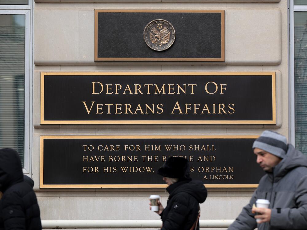 The Department of Veterans Affairs headquarters is a block from the White House in Washington, DC.