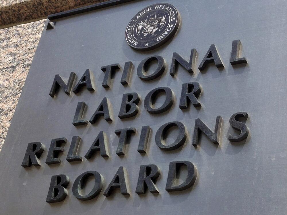 A 2013 file photo of the National Labor Relations Board headquarters in Washington, D.C.
