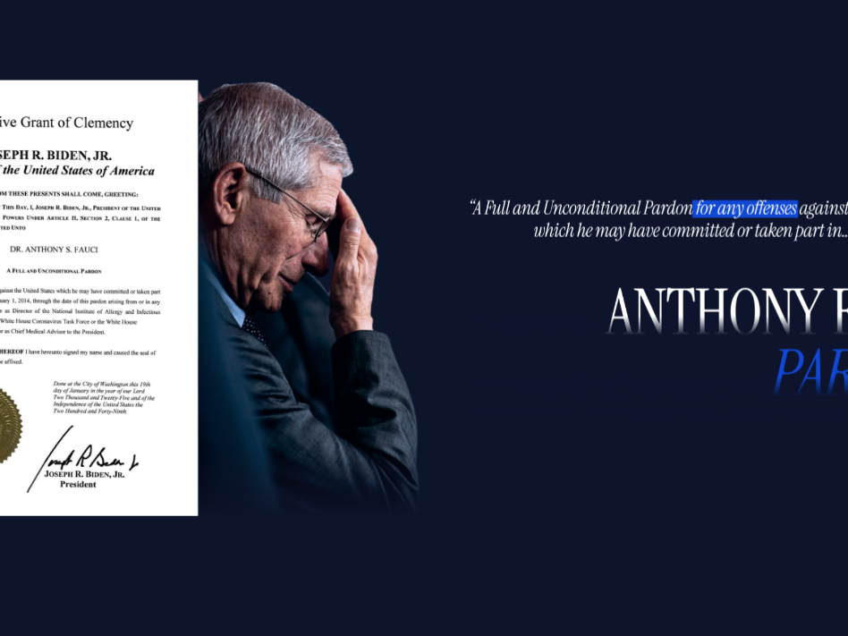 Part of the Lab Leak webpage includes comments critical of Dr. Anthony Fauci, who helped lead much of the government's COVID response during Trump's first presidency and under Biden.