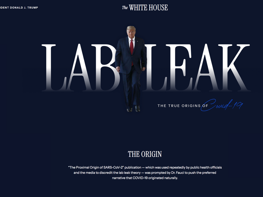 The White House recently launched a web page entitled: 
