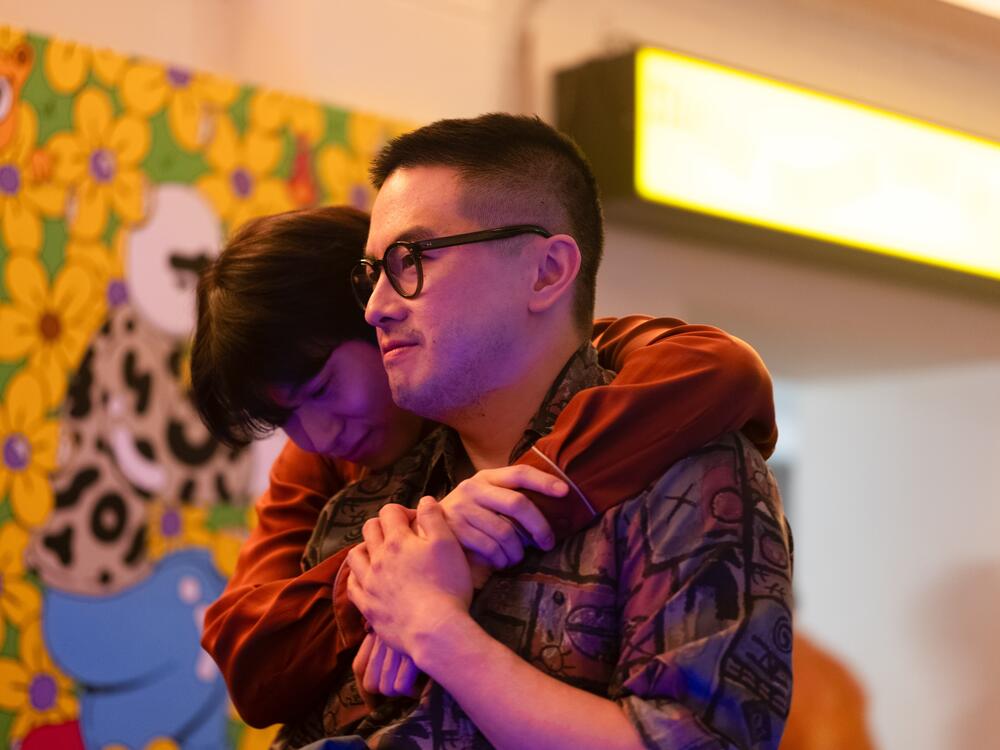 Bowen Yang and Han Gi-Chan in <em>The Wedding Banquet. </em>