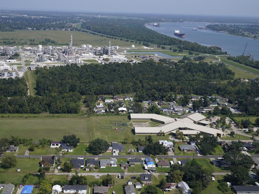 The Trump administration is targeting environmental justice programs aimed at helping poor communities like Louisiana's Cancer Alley that have been disproportionately exposed to pollution. In Reserve, La., the Fifth Ward Elementary School and residential neighborhoods sit near a plant that makes synthetic rubber, emitting chloroprene, which the Environmental Protection Agency lists as a likely carcinogen.
