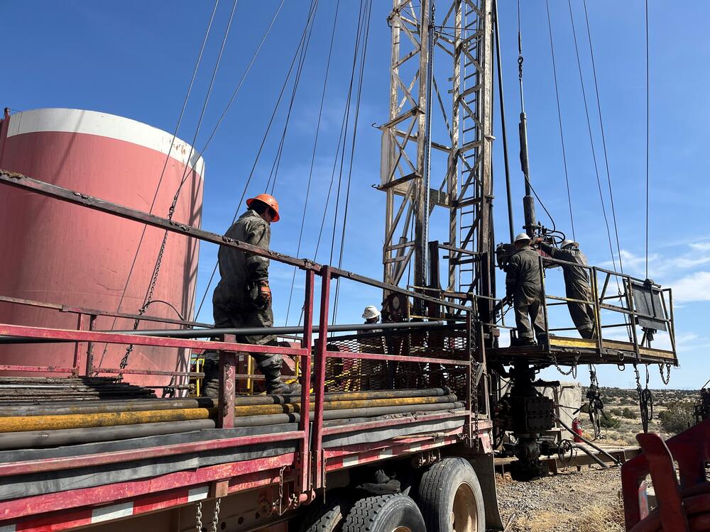 Most of the oil and gas jobs in New Mexico's San Juan Basin today are servicing or decommissioning wells like these.