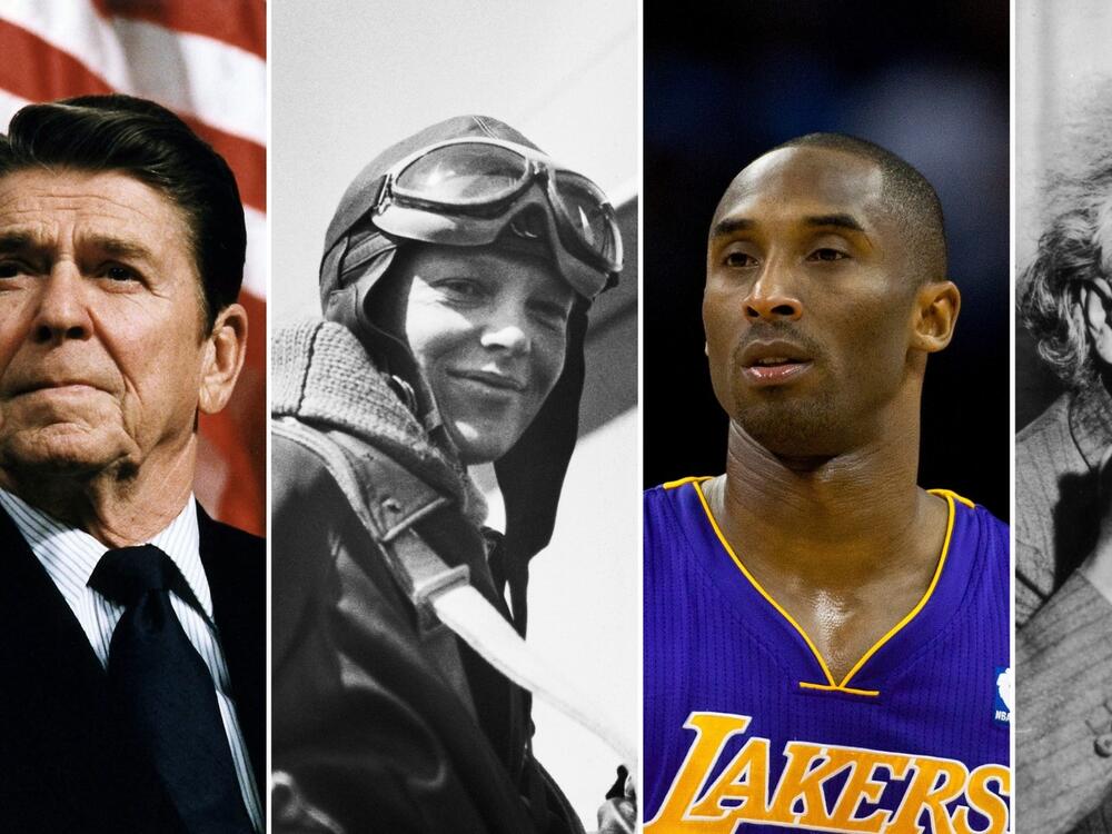 Ronald Reagan, Amelia Earhart, Kobe Bryant and Albert Einstein will be among those honored in the National Garden of American Heroes.