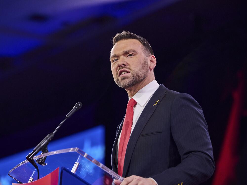 Jack Posobiec speaks at the Conservative Political Action Conference in February.