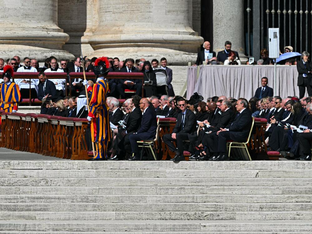 World leaders and royals attend the funeral ceremony of late Pope Francis.