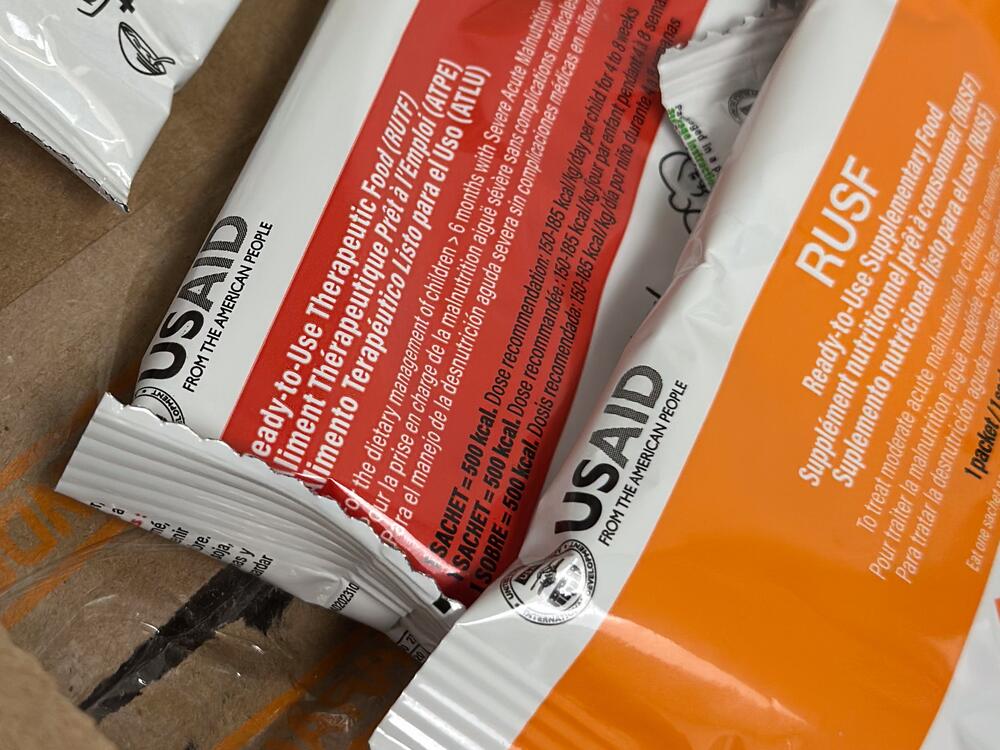 Plumpy'Nut bars manufactured at the Edesia Nutrition plant in Rhode Island. Has the 