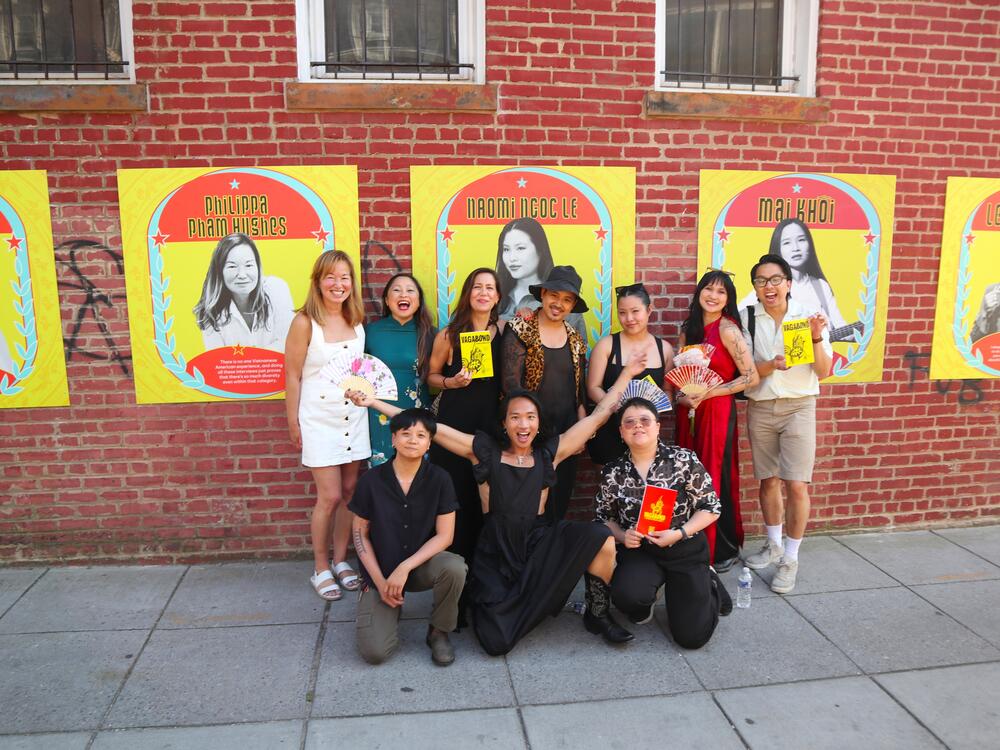 Some of the artists who will perform in <em>Saigon By Night</em>, a cabaret-style event to commemorate the 50th anniversary of the end of the Vietnam War<em>.</em> L to R top row: Philippa Pham Hughes, Thu Anh Nguyen, Valerie Plesch, Anthony Trung Quang Le, Naomi Ngoc Le, Jess Trúc My Nguyen, Lộc 