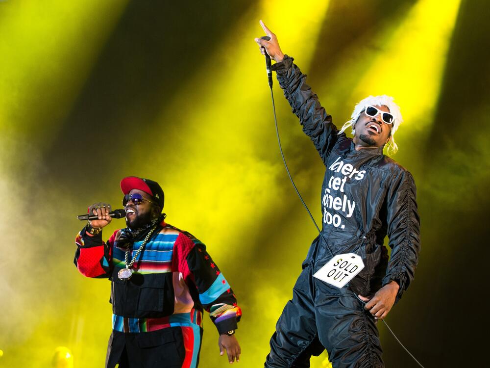 Outkast, the Atlanta hip-hop duo that was a major force in bringing attention to Southern rap in the mid-1990s (seen here performing in Oslo in 2014), will be included in the 2025 class of the Rock & Roll Hall of Fame.