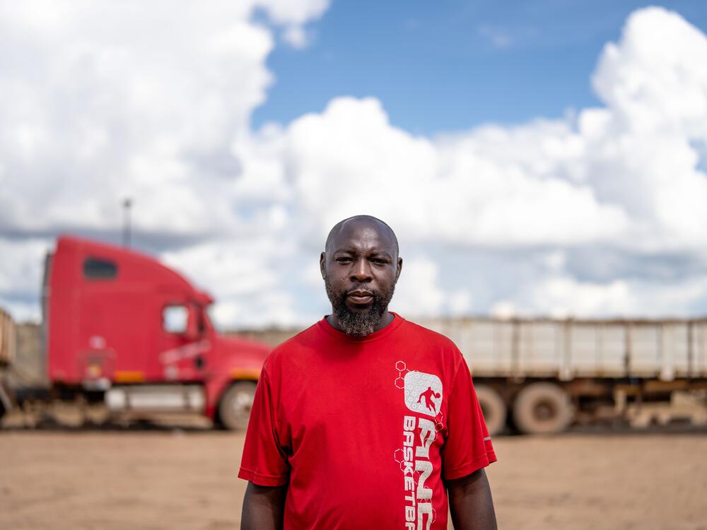 Truck driver Mwape Shamboko, 42, used to depend on health workers like Geoffrey Chanda to get his HIV medications.