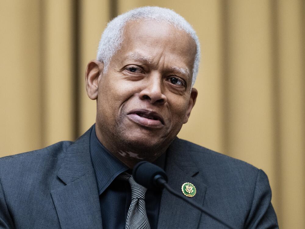 Rep. Hank Johnson speaks during a House Judiciary Committee hearing in 2023.