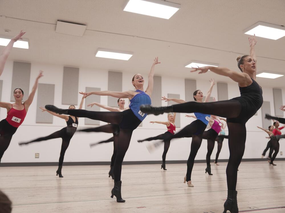 Rockette hopefuls had only a few minutes to dance in front of the director.