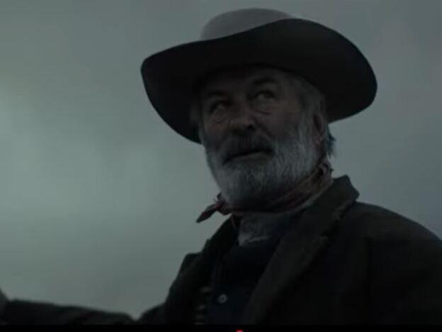 Alec Baldwin as Harland Rust in a still from the movie's trailer.