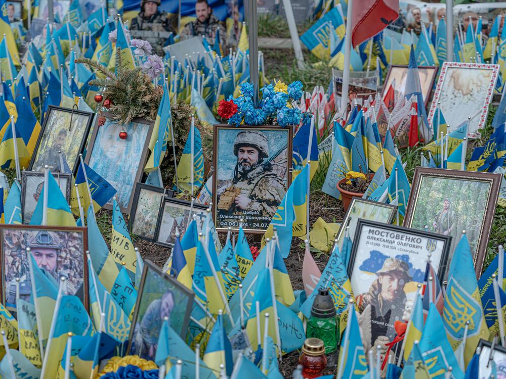 A memorial for the fallen in Maidan Square, in Kyiv, where a pro-Europe uprising known as the 